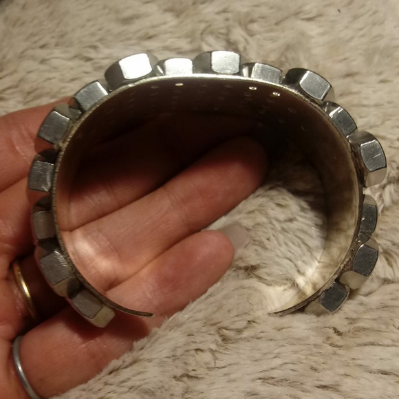 Cool Silver Nuts Bracelet Different Mens - Picture 15 of 16